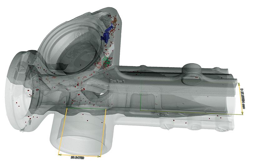 Geometry and measurments with CT scanning