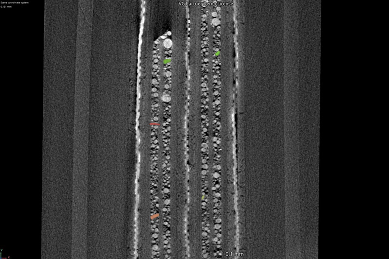 lithium battery inspection using X-ray tomography